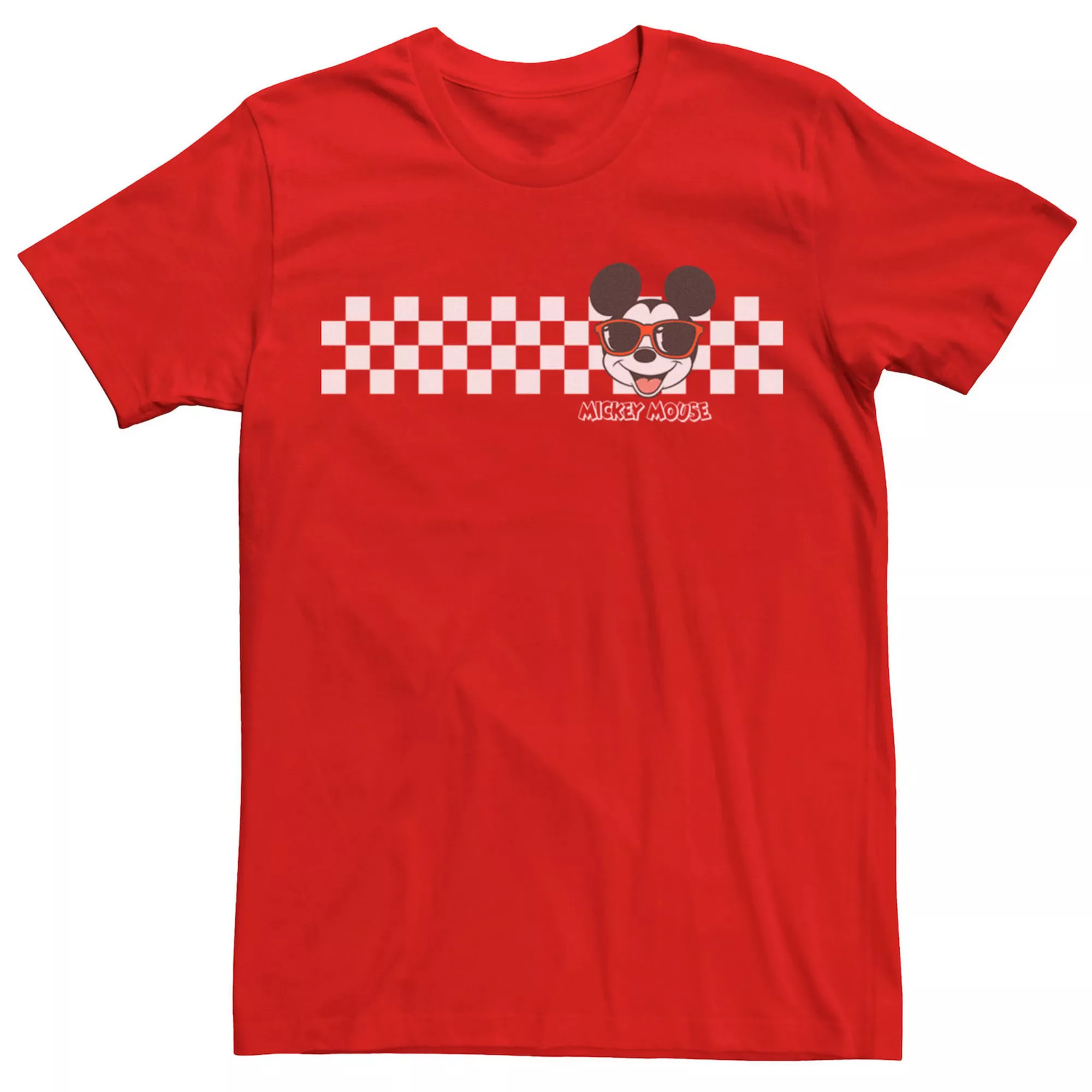 Men's Mickey Classic Mickey Checkers Patterns Tee | Kohl's
