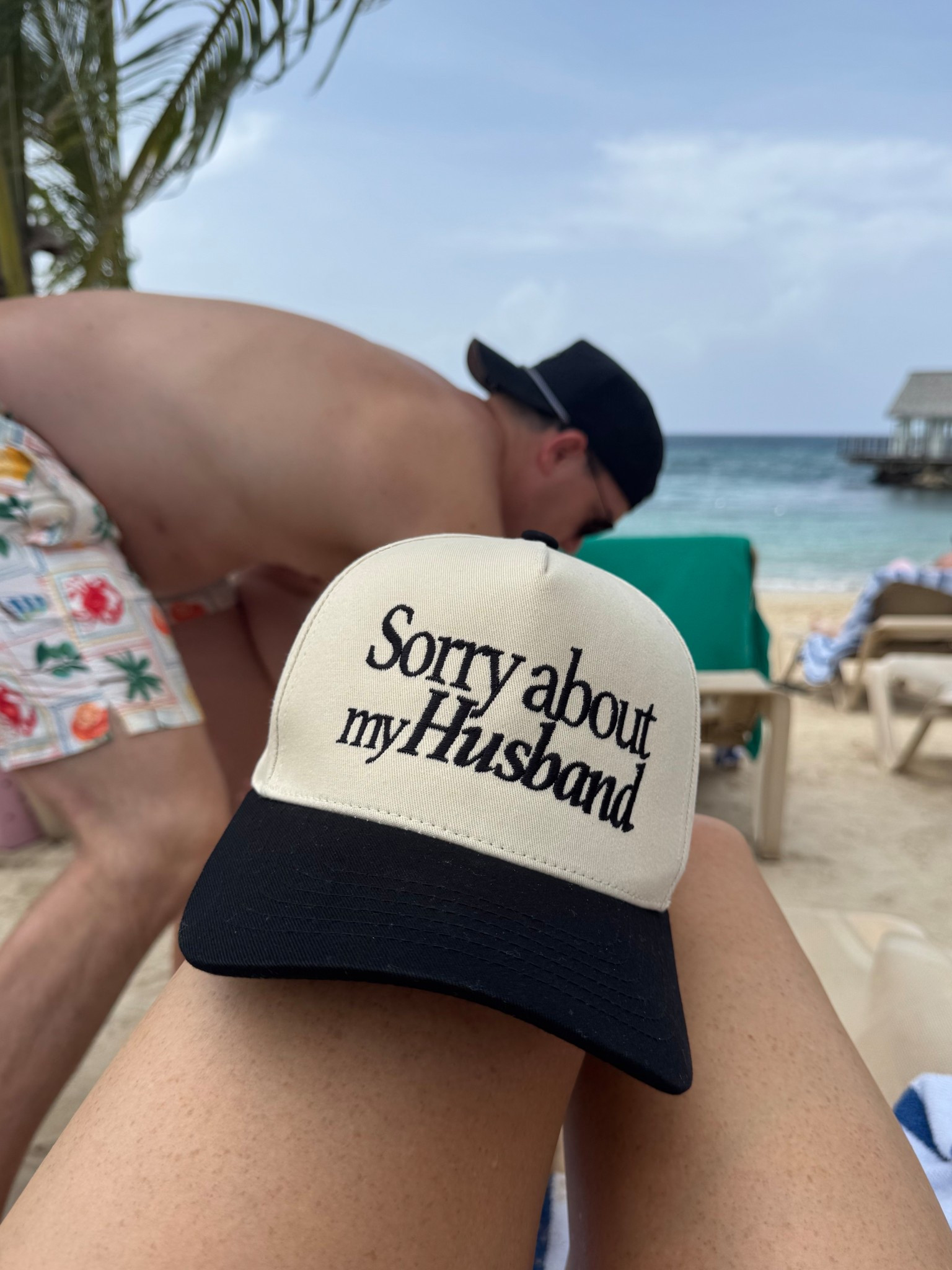 Beach vacation resort wear trucker hat Amazon sorry about my husband

#LTKFindsUnder50 #LTKTravel #LTKStyleTip