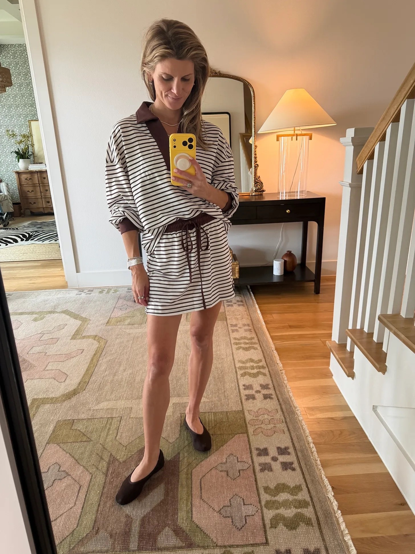 Sets > everything. Y’all know I love me a good set, especially one with stripes. This will be a go-to for fall for me. Plus, brown is my color of the season, so this is just another way for me to sneak that in. ;)

#LTKootd #LTKSeasonal #LTKdayinmylife