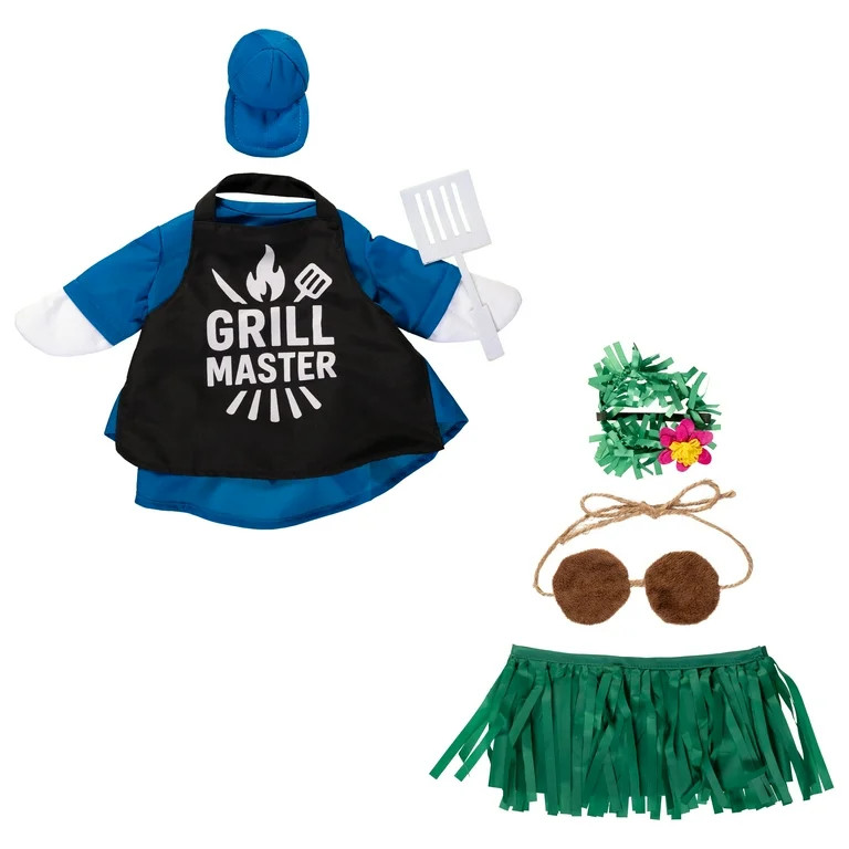 Mainstays Summer Grill Master & Hula Porch Goose Outfit, Set of 2 | Walmart (US)