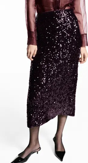 MANGO Xjavi Midi Skirt | Nordstrom | Nordstrom