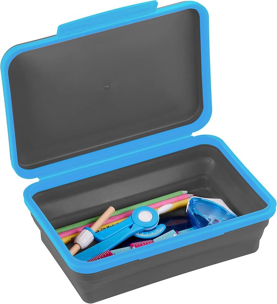 It's Academic Flexi Storage Box with Lid, Collapsible Pencil Case Design for Craft and School Sup... | Amazon (US)