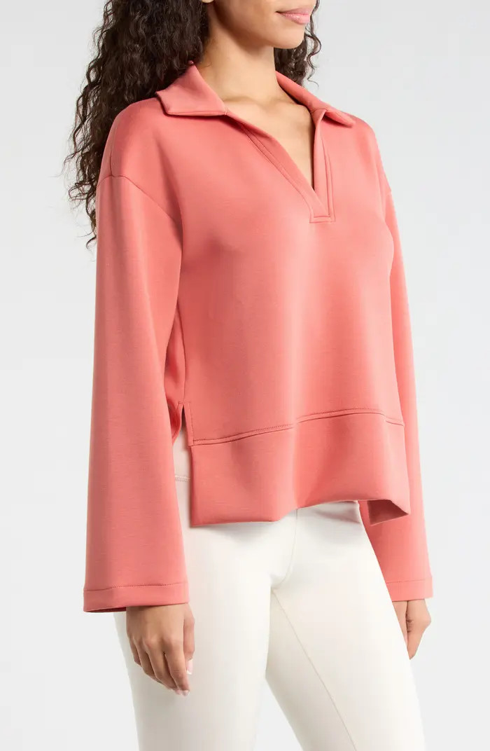 AirEssentials Scuba Knit Polo Top | Nordstrom
