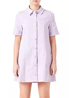 Washed Denim Mini Dress | Belk