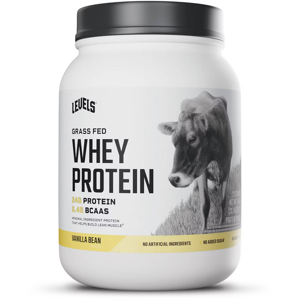 Levels Grass Fed Whey Protein Powder - Vanilla - 23.7oz | Target