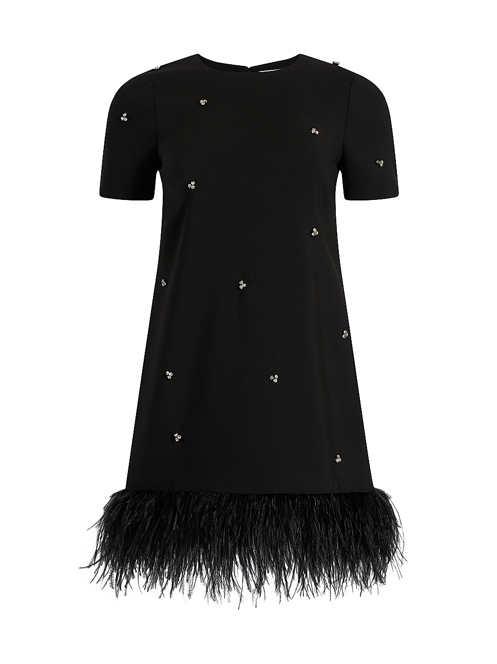 Marullo Feather-Trimmed Minidress | Saks Fifth Avenue