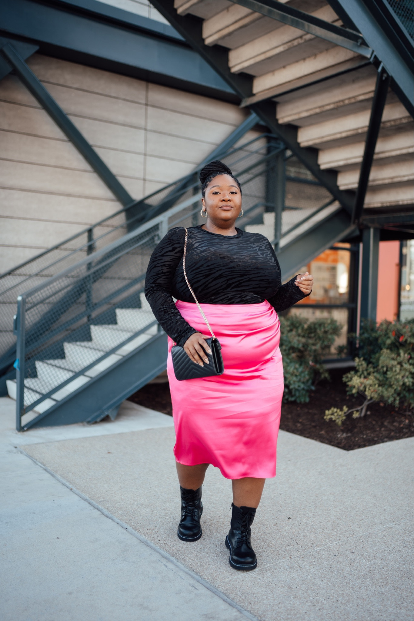 Women’s plus size outfit idea. 

Outfit inspiration. Revolve shirt. Revolve plus size. Shein plus size. Shein skirt. Plus size skirt. ASOS boots. Wide width boots. Winter boots. Girls night out 

#LTKcurves #LTKSeasonal #LTKstyletip