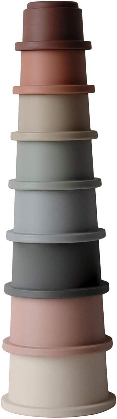 Amazon.com: mushie Stacking Cups Toy | Made in Denmark (Original) : Toys & Games | Amazon (US)