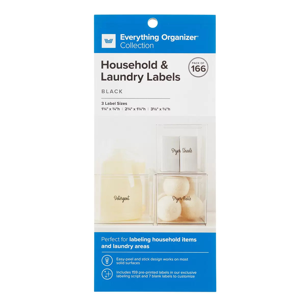 Everything Organizer Household & Laundry Labels | The Container Store