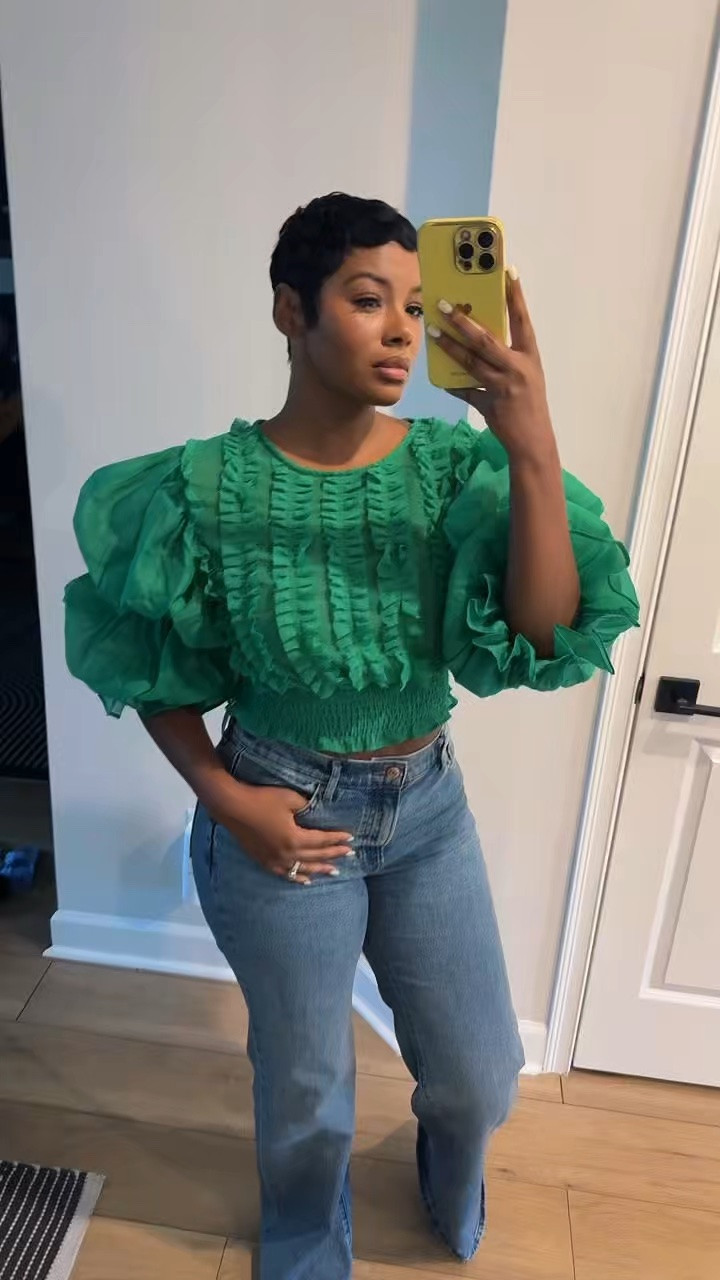 I love this blouse! It’s super cute and such a statement piece.

#LTKTall #LTKootd