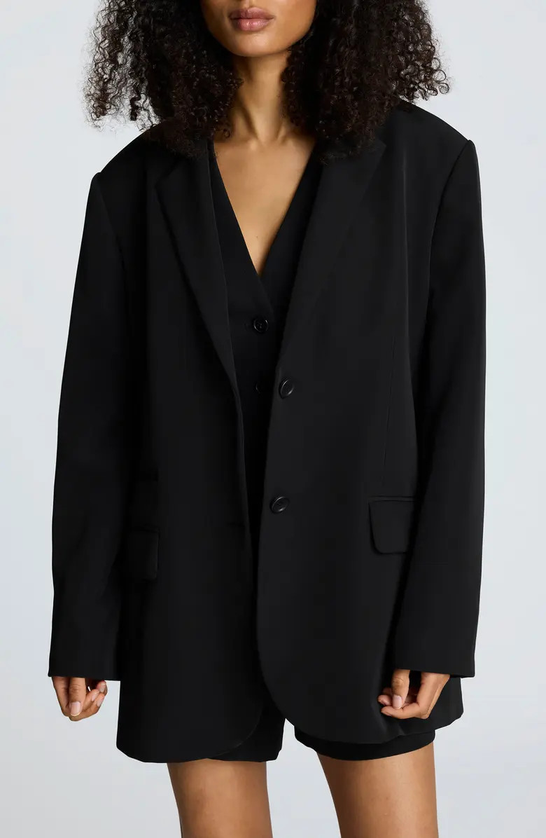 Oversize Luxe Twill Jacket | Nordstrom