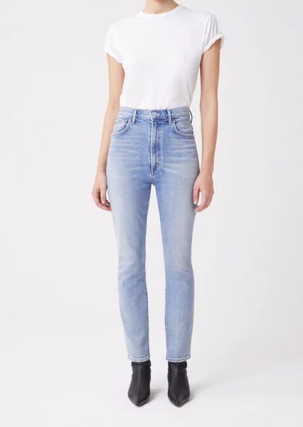 Pinch Waist Ultra High Rise Skinny (STRETCH) in Debut | AGOLDE