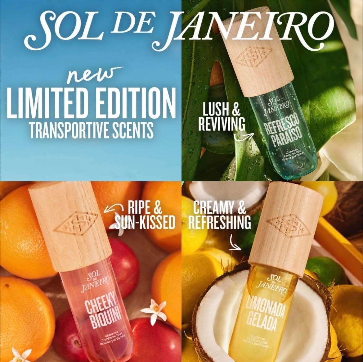 Happy Friday! Sol de Janeiro has three new limited edition scents for the season, and they’re now available at Amazon - and ON SALE!!! These all smell so Summery and amazing- they remind me of sunshine ☀️ and the beach 🏖️. Use my code 2U1HKZHRK9MB to bring them down to only around $22!

#LTKSaleAlert #LTKBeauty #LTKselfcare