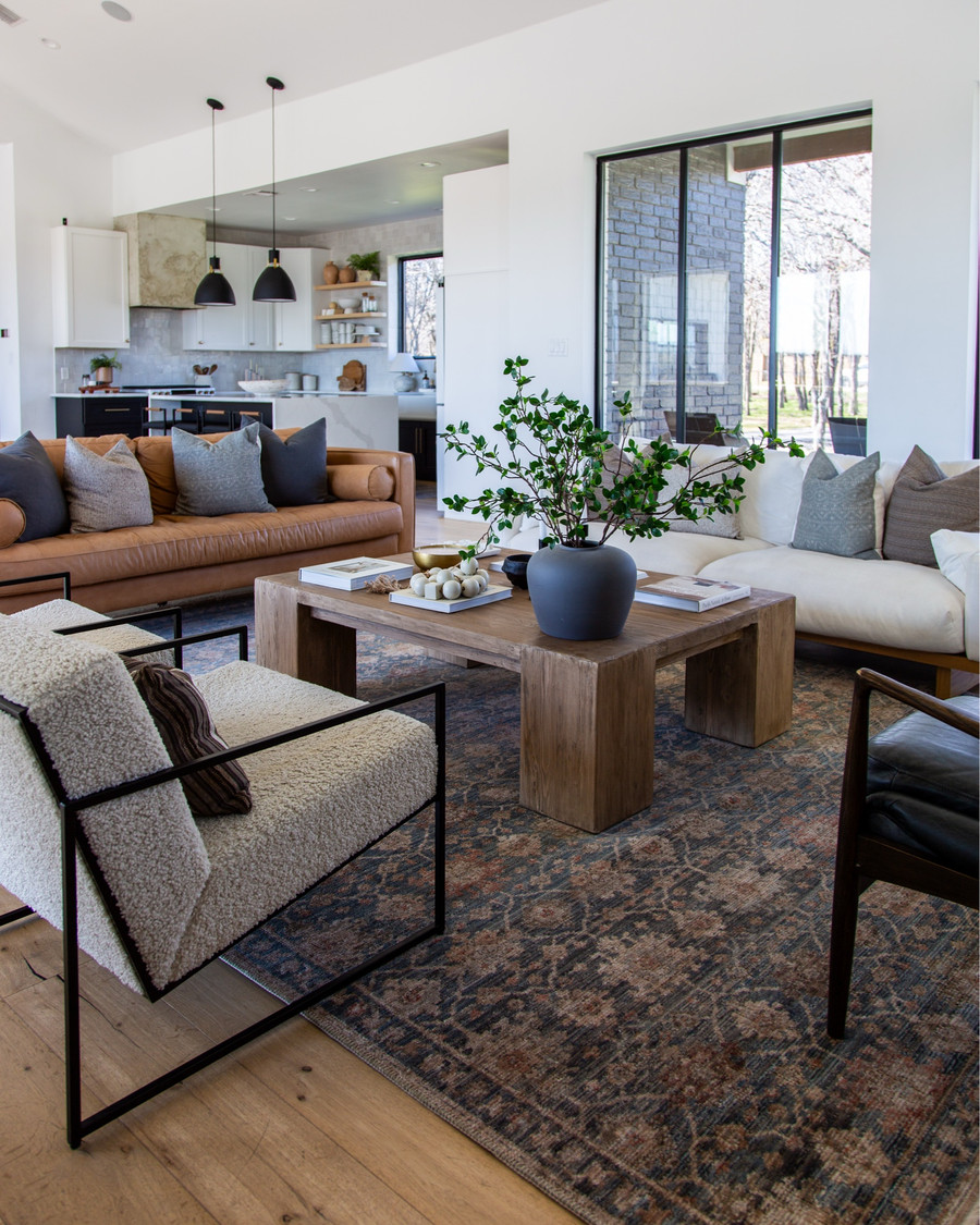 This living room refresh was all about warmth, texture, and timeless design, and…