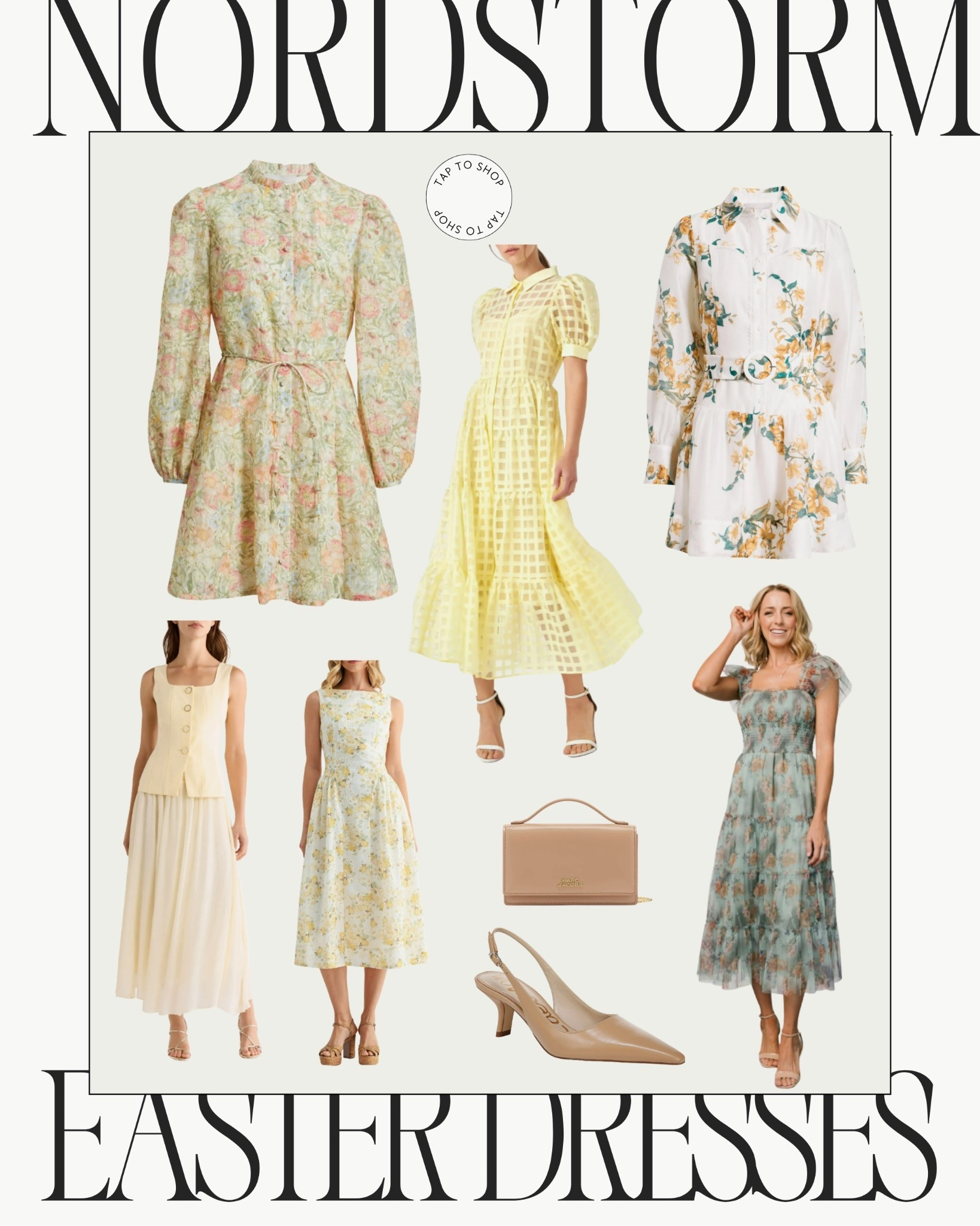 Easter // Easter dress // Easter dresses // Nordstrom // yellow // floral // brunch // event // wedding // wedding guest 

#LTKWorkwear #LTKspring #LTKWedding
