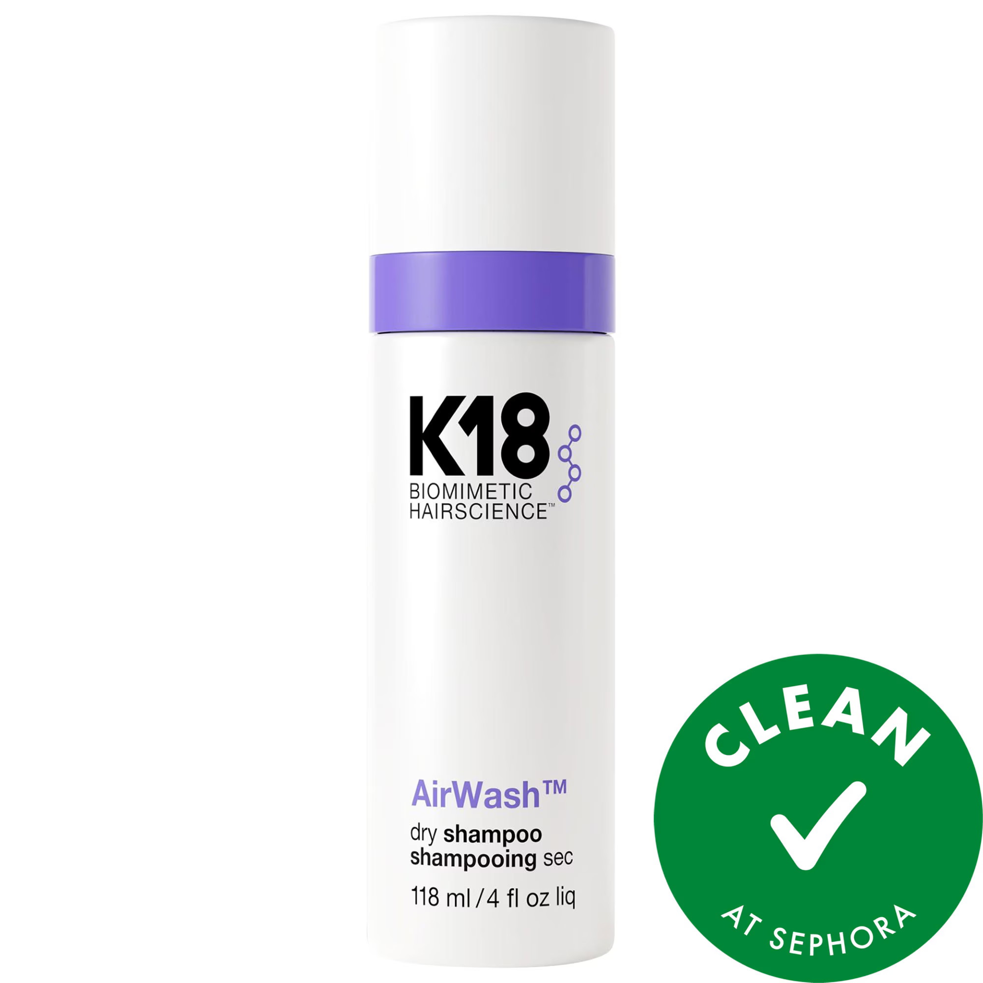 K18 Biomimetic Hairscience AirWash Dry Shampoo 4 oz/118 mL | Sephora (US)