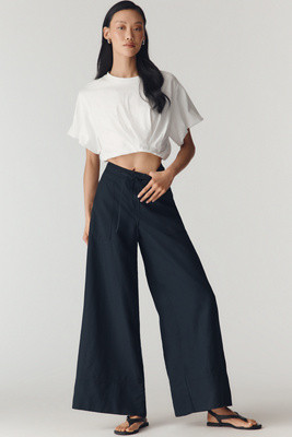 By Anthropologie The A-Line Wide Leg Trousers | Anthropologie (US)