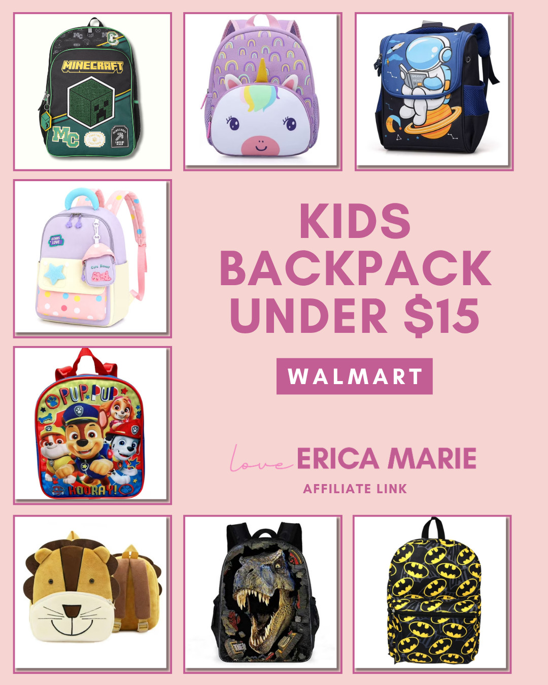 Shop kids' backpacks under $15 and save on back-to-school essentials. These affordable backpacks are perfect for school, daycare, travel, and everyday use. Choose from fun designs with plenty of room for books, supplies, and daily essentials. 

 #LTKSaleAlert #LTKBaby #LTKKids