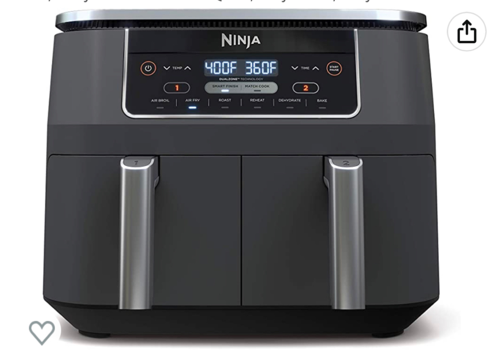 The dual basket air fryer of all air fryers is on sale! Grab it now and it’ll arrive well before Christmas. The Ninja Foodi 8 quart would make the perfect gift for that someone you know who loves to cook quick, delicious meals!

#LTKsalealert #LTKGiftGuide #LTKhome