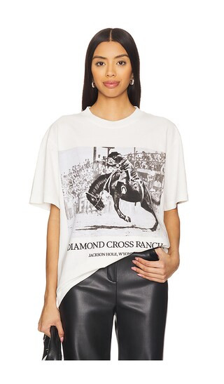 Walter Riding Tee in White | Revolve Clothing (Global)