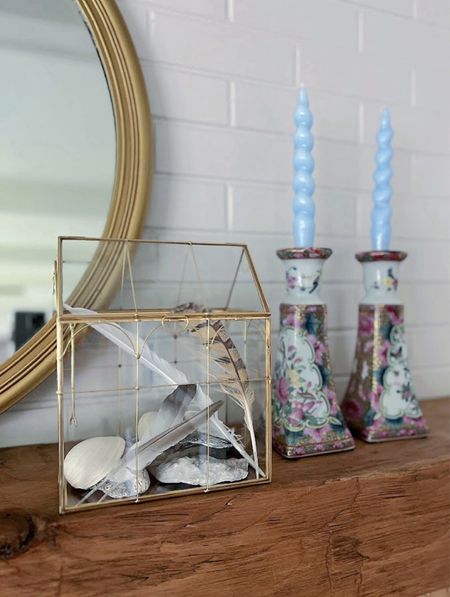 I am totally in love with this coastal terrarium! It creates such a fresh and breezy atmosphere - perfect for summer!

#LTKhome #LTKunder100 #LTKFind