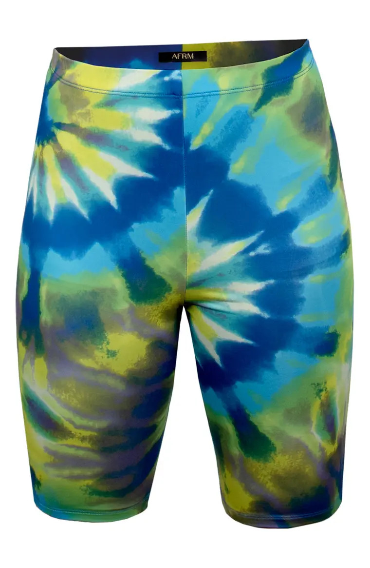 Khloe Tie Dye Bike Shorts | Nordstrom