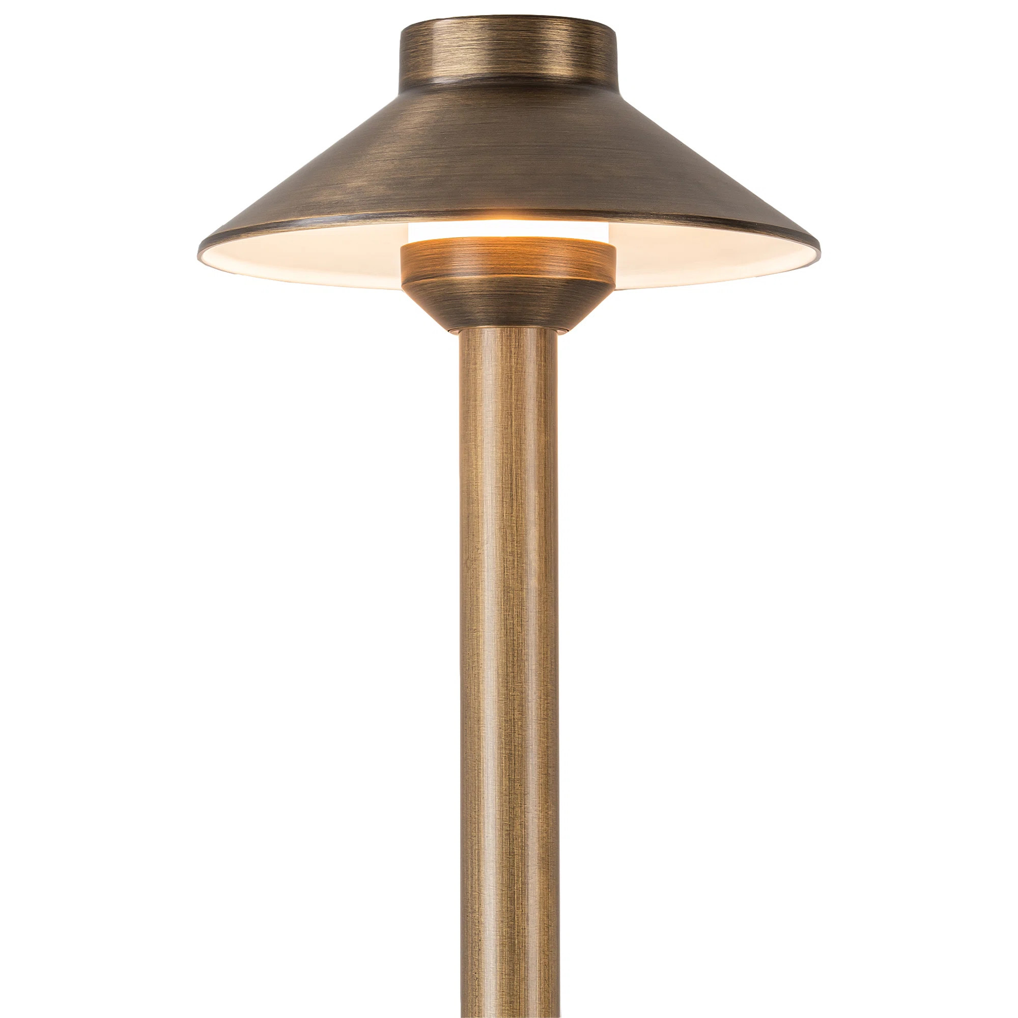 Antique Brass Solid Brass Pathway Light | Wayfair North America