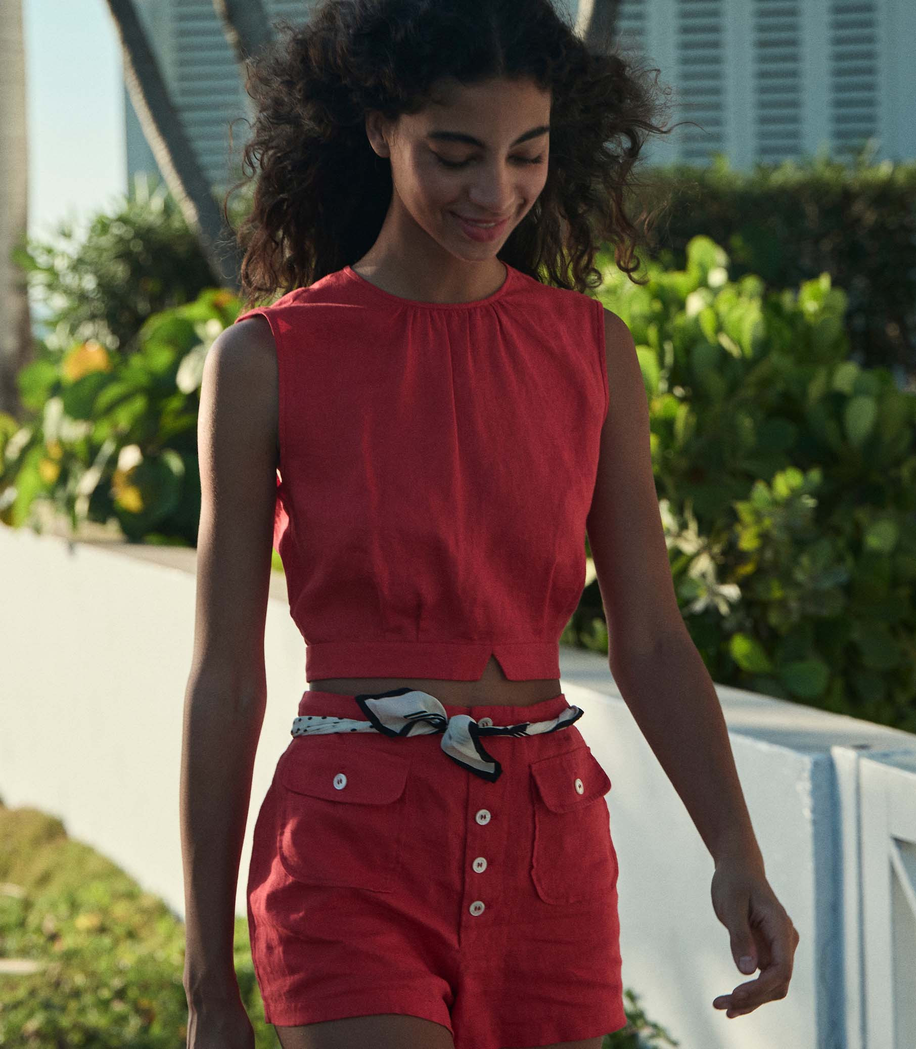 Doris Top - Scarlet | DÔEN | DOEN