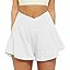 FireSwan Crossover Athletic Shorts for Women 2 in 1 Flowy Running Shorts with Pockets Spandex But... | Amazon (US)