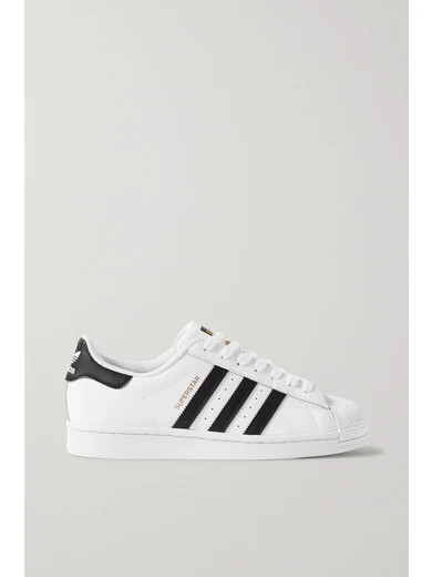 adidas Originals - Superstar Leather Sneakers - White | NET-A-PORTER (US)