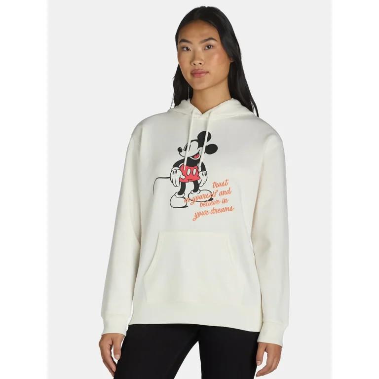 Mickey Mouse Graphic Hoodie, Womens - Walmart.com | Walmart (US)