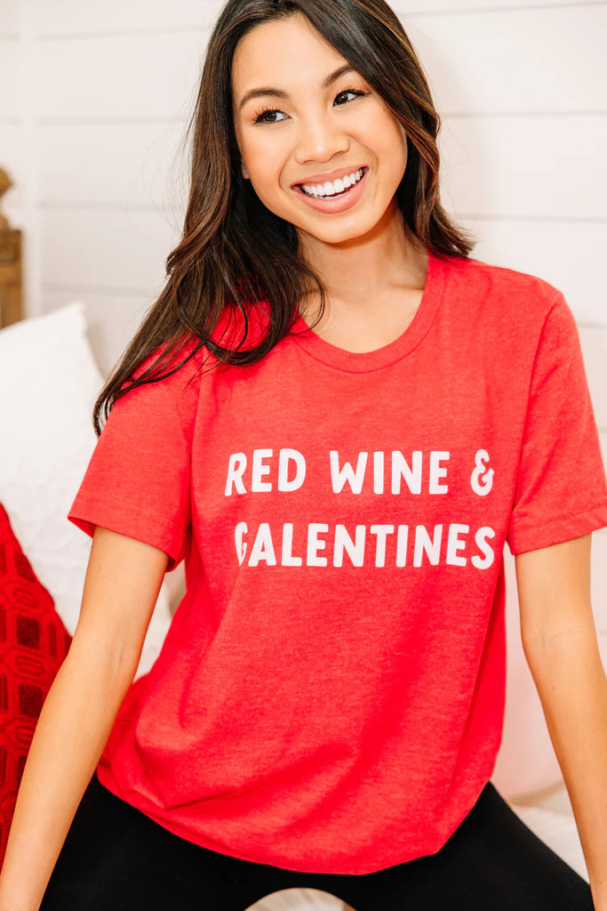 Girl's Night Out Heather Red Graphic Tee | The Mint Julep Boutique