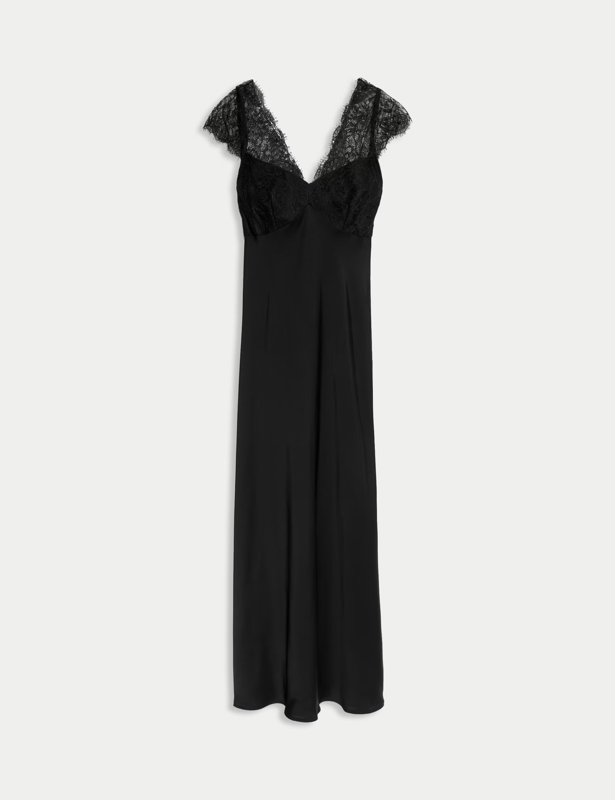 Lace V-Neck Midi Slip Dress | M&S Collection | M&S | Marks & Spencer (UK)