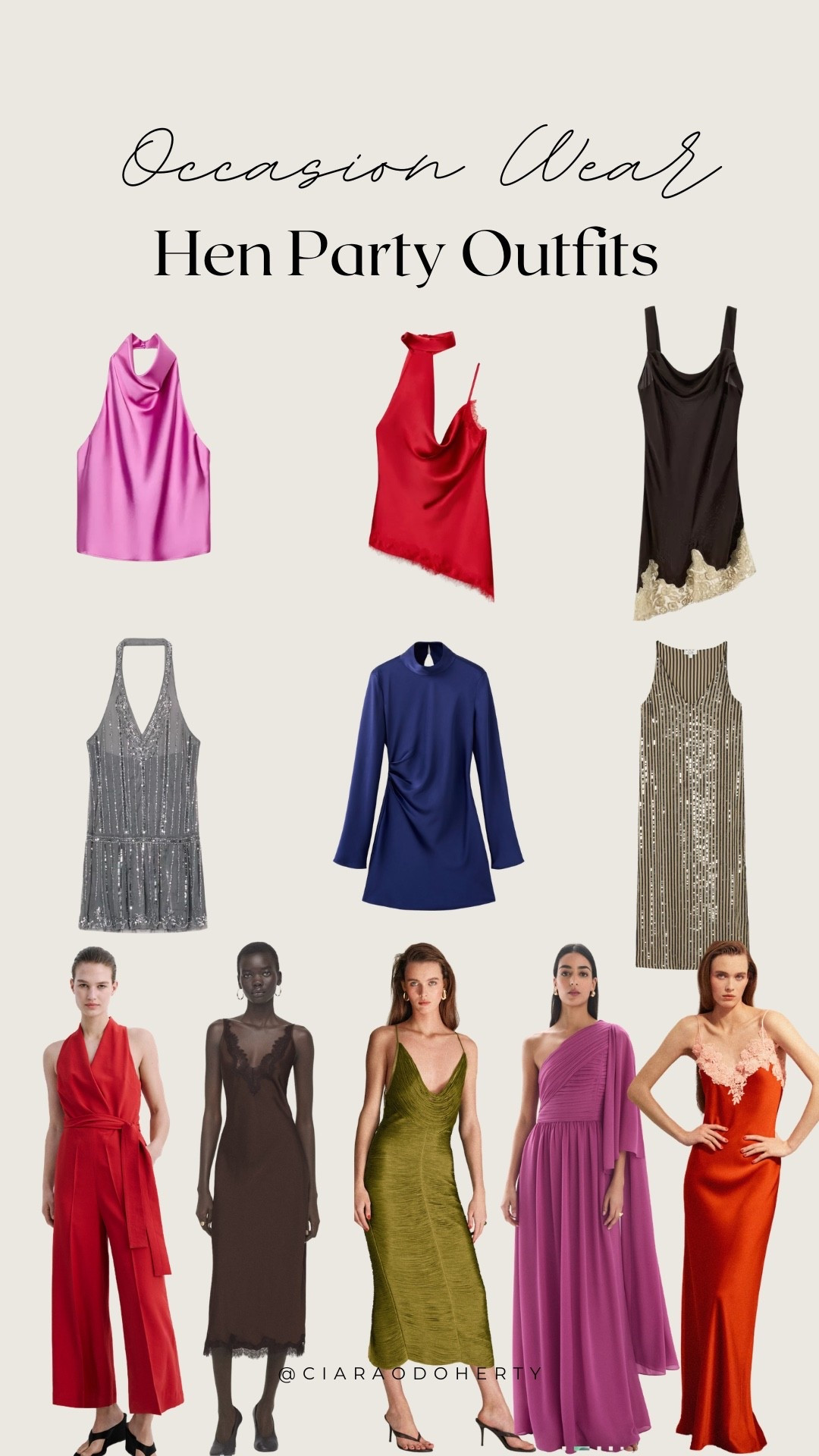 Occasion Wear: Hen Party Outfits 

Hen party outfit ideas, maxi dress, mini dress, occasion wear, mango, cos, Zara, Sezane, asos, & other stories, h&m

#LTKireland #LTKeurope #LTKspring