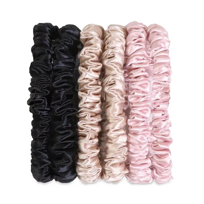 Pure Silk 6-Pack Skinny Scrunchies | Bloomingdale's (US)