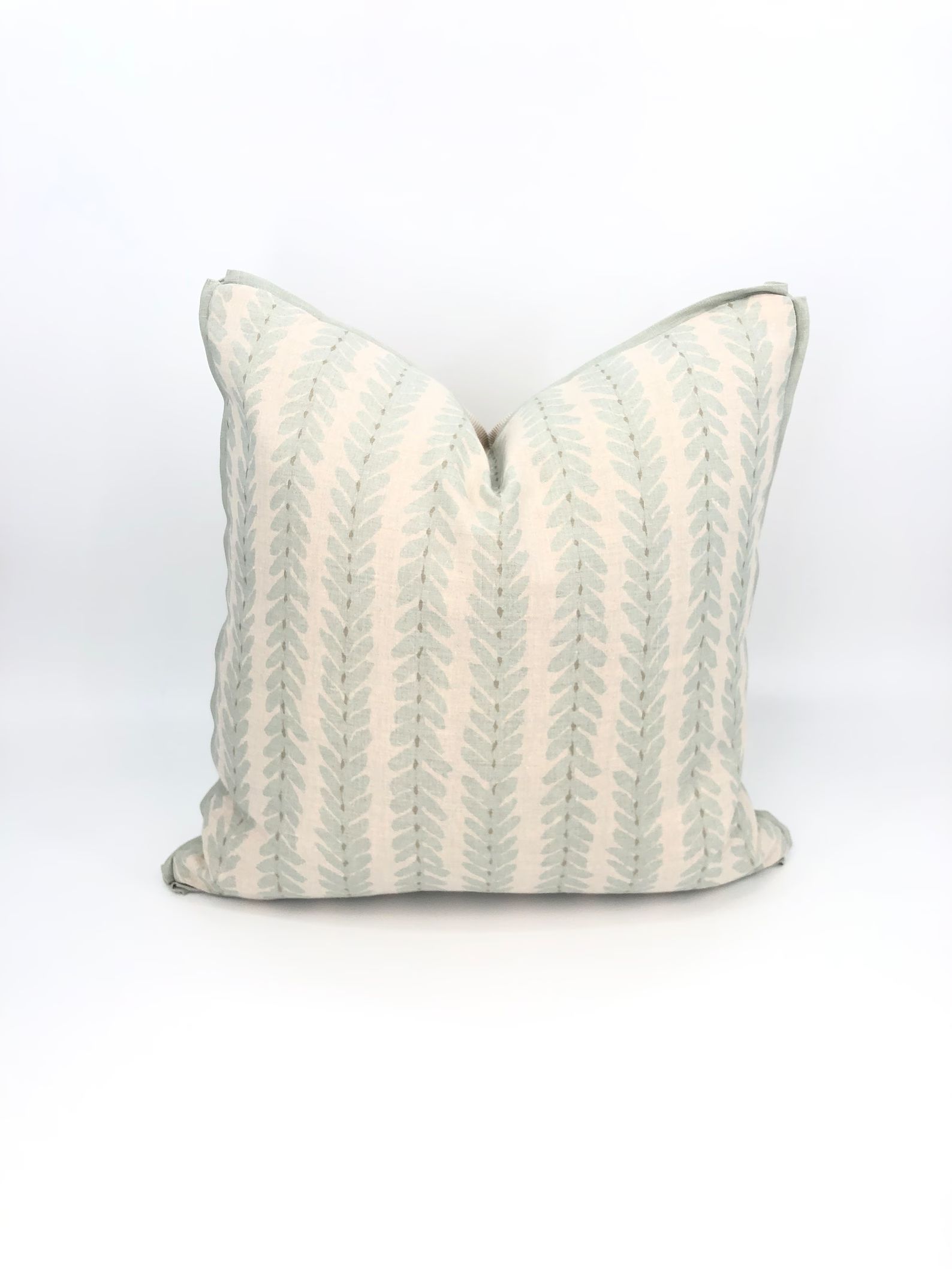Schumacher Woodperry Aqua, Decorative High End Pillow Covers, Designer Fabrics | Etsy (US)