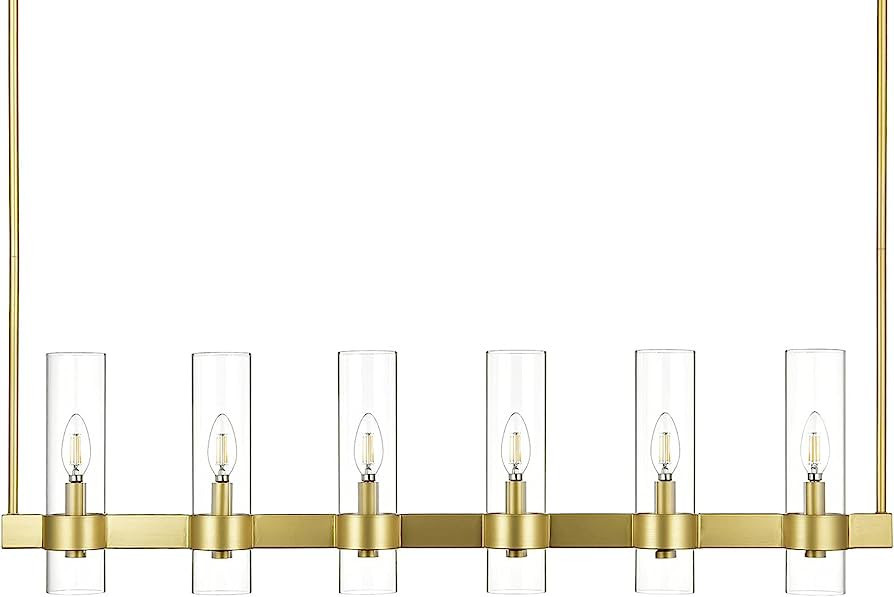 Linea di Liara Teramo Satin Brass Kitchen Island Lighting Amazon Home Decor Finds Amazon Favorites | Amazon (US)