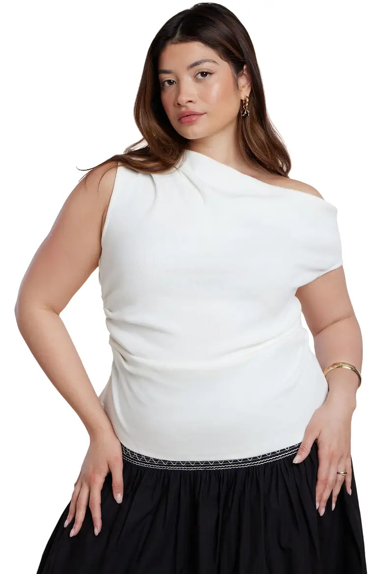 Asymmetrical Shirred Top (Women) | Nordstrom | Nordstrom