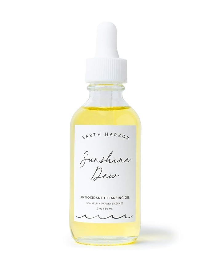 Earth Harbor | SUNSHINE DEW Antioxidant Cleansing Oil - Deep Cleanse & Makeup Remover | Papaya En... | Amazon (US)