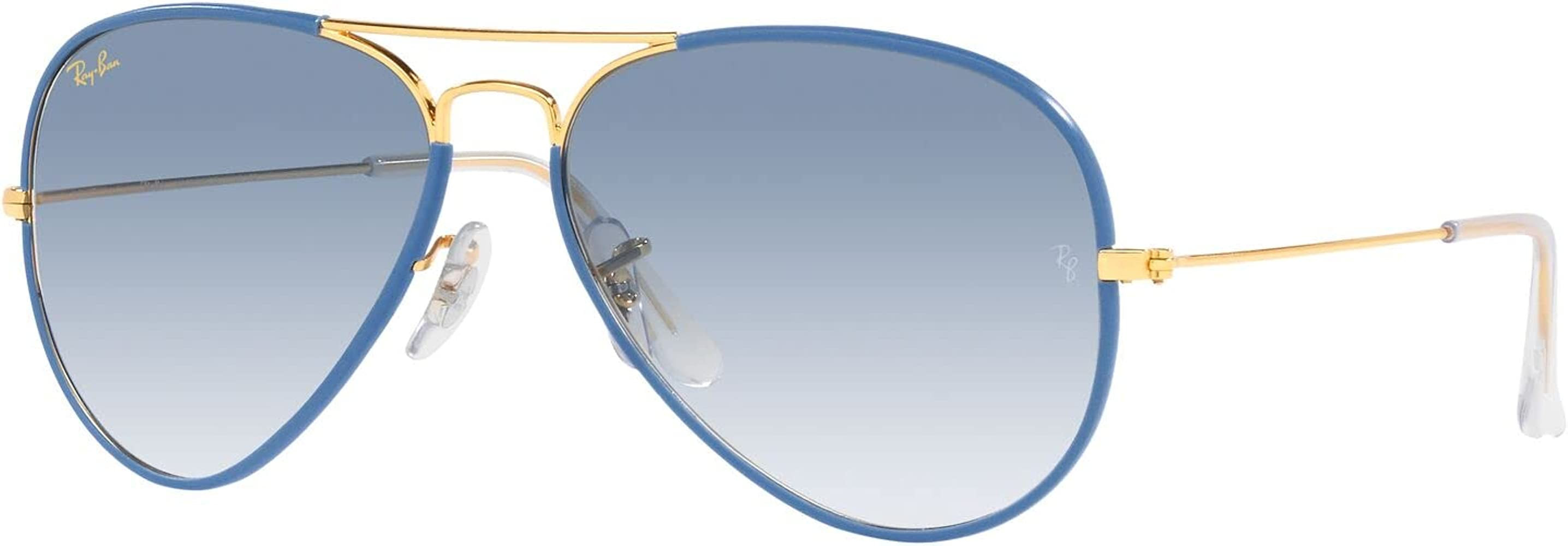 Ray-Ban Rb3025jm Classic Full Color Metal Aviator Sunglasses | Amazon (US)