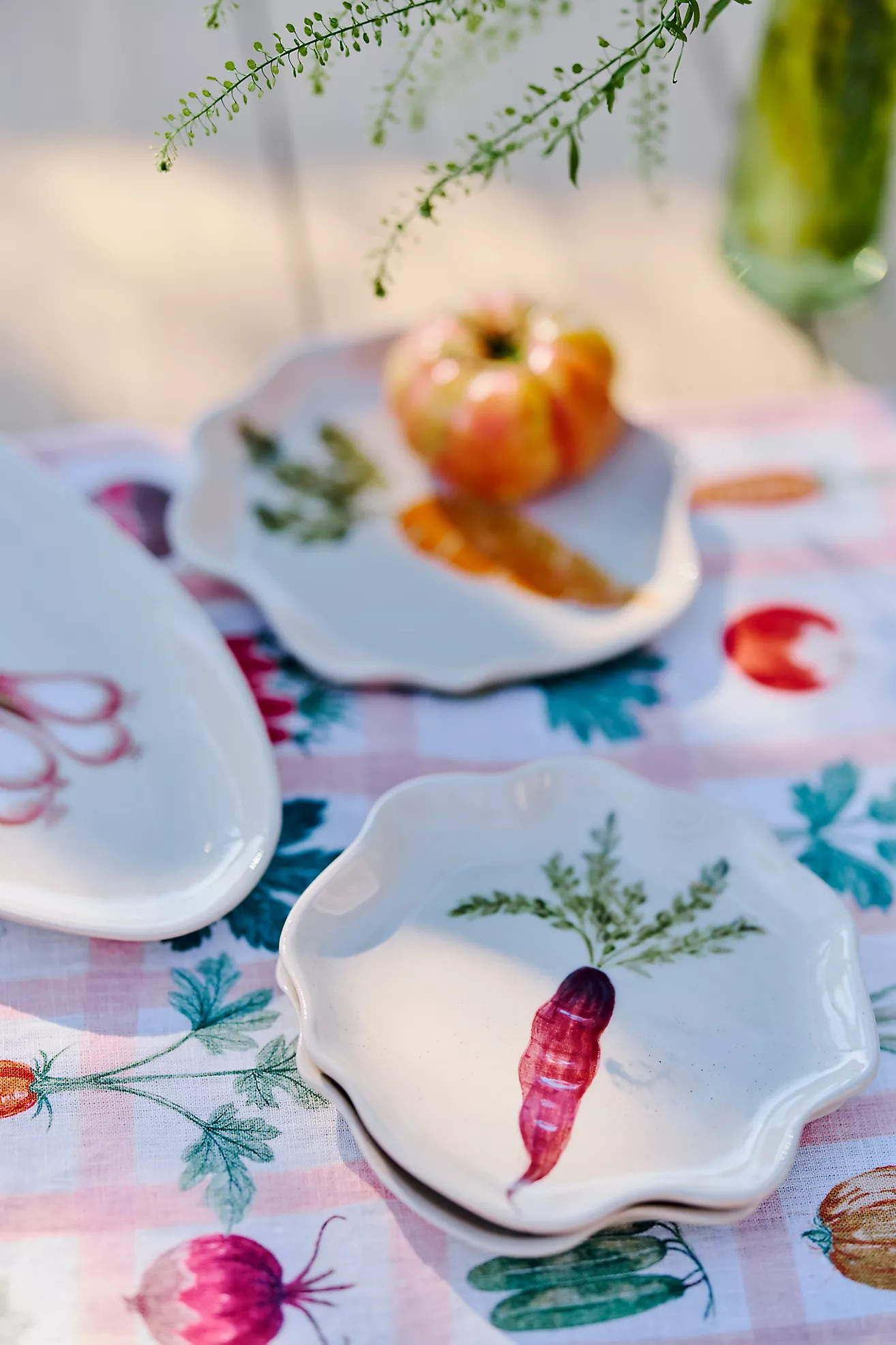Vegetable Garden Stoneware Side Plate | Anthropologie (US)