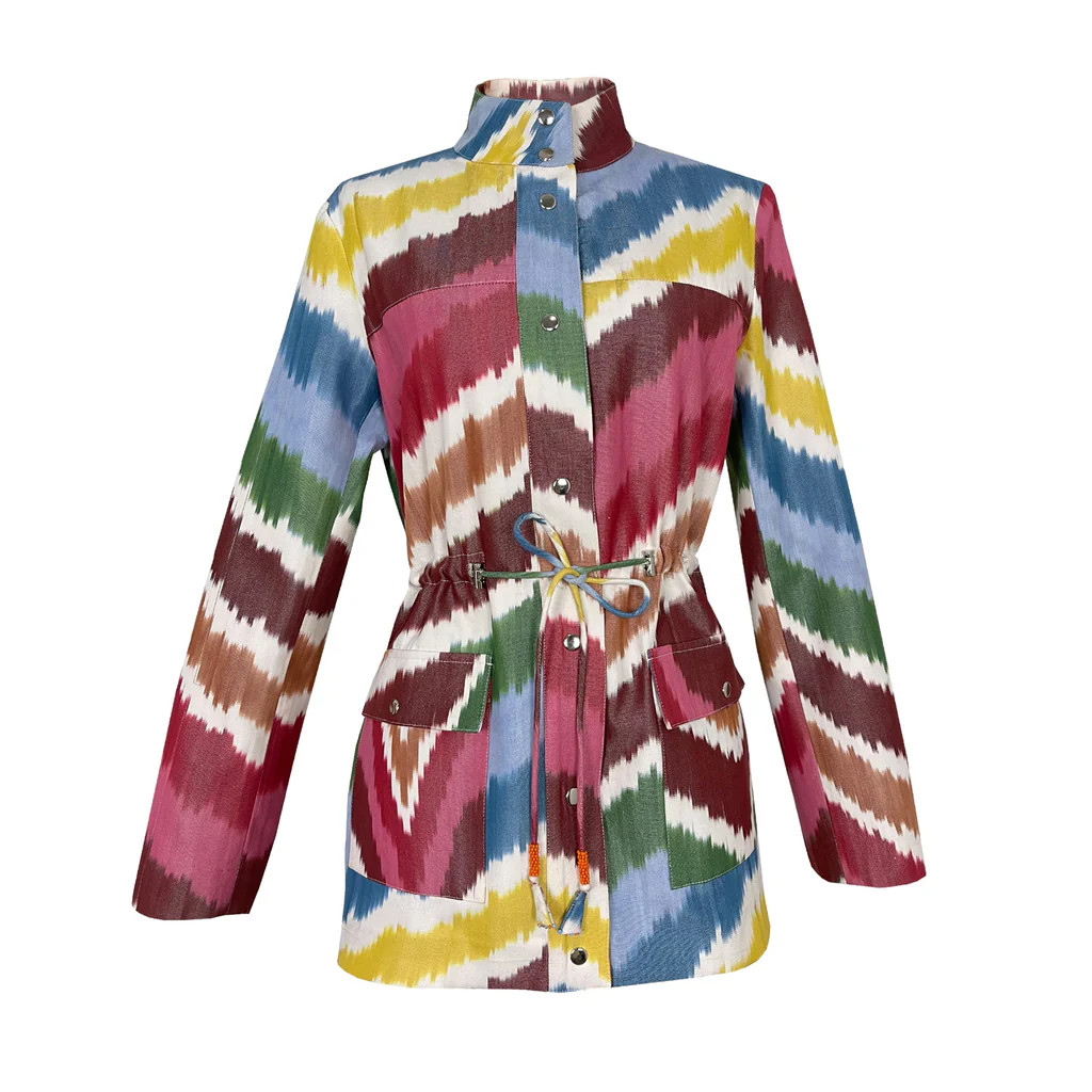 Rainbow Ikat Jacket | Over The Moon