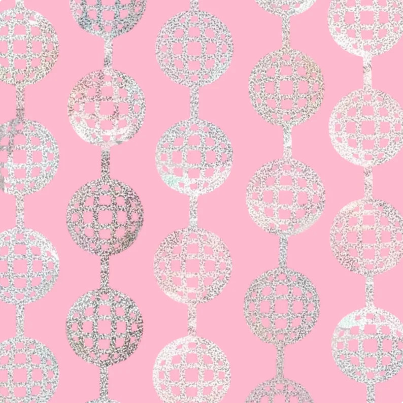 Holographic Silver Disco Ball Foil Curtains - Bachelorette Party Supplies - Bachelorette Photo Ba... | Etsy (US)