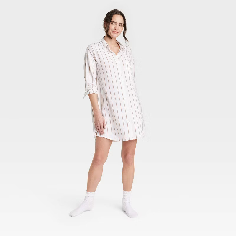 Women's Linen NightGown - Stars Above™ | Target