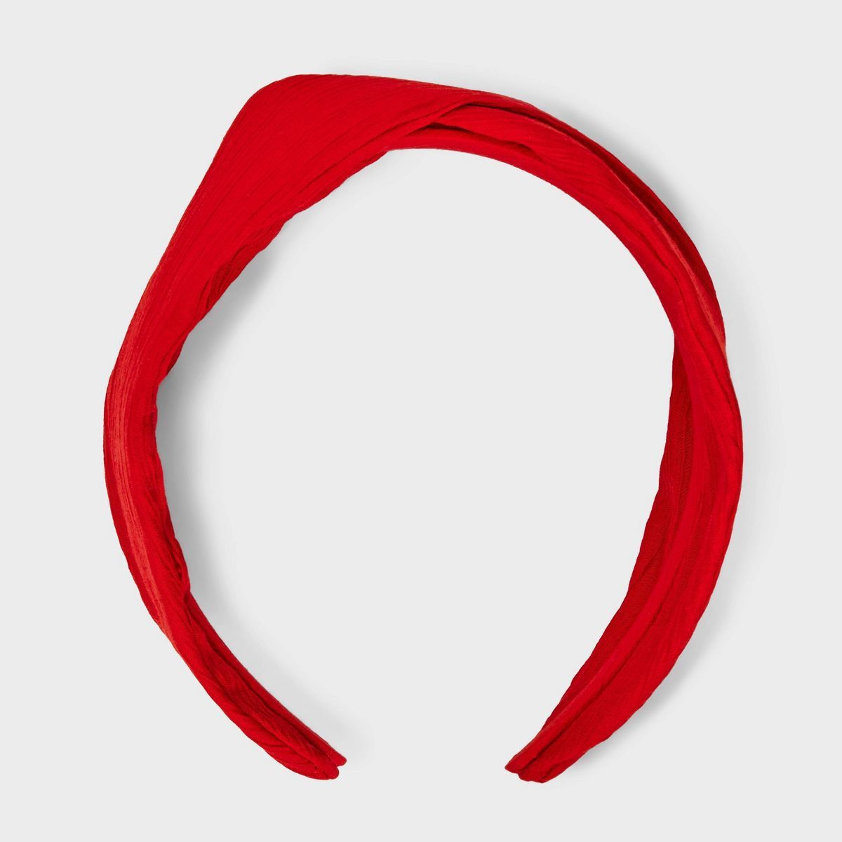 Linen Fabric Top Knot Headband - A New Day™ Red | Target
