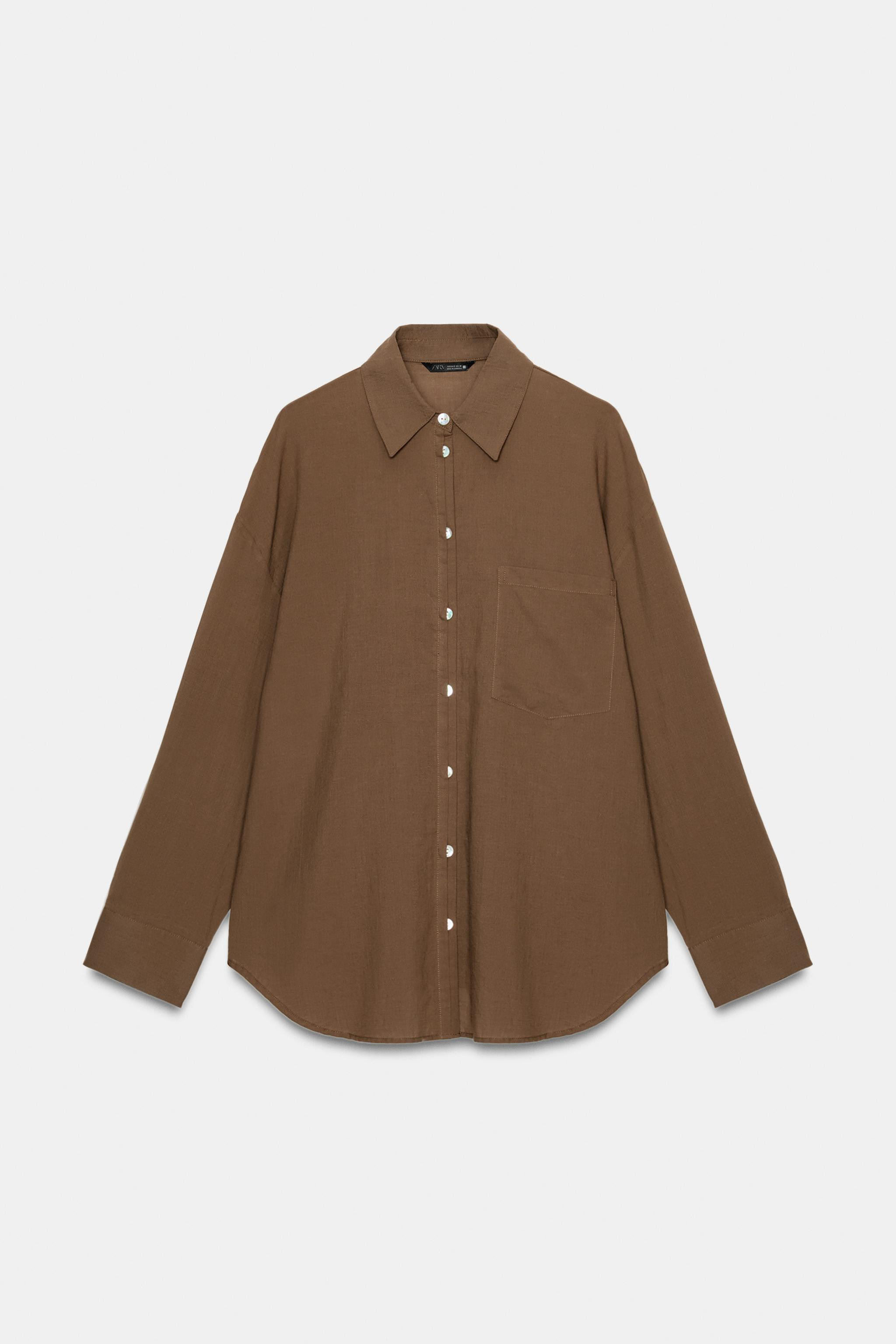 OVERSIZED COTTON SHIRT | Zara AU