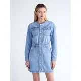 Scoop Women's and Women's Plus Mini Button Front Dress, Sizes XS-4X | Walmart (US)