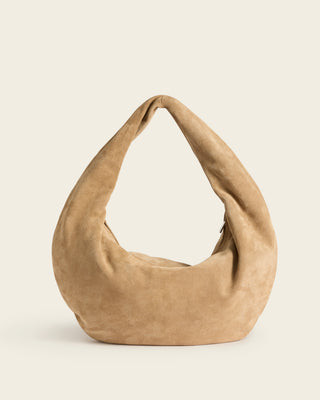 Alva Shoulder Bag Suede Sand | Flattered