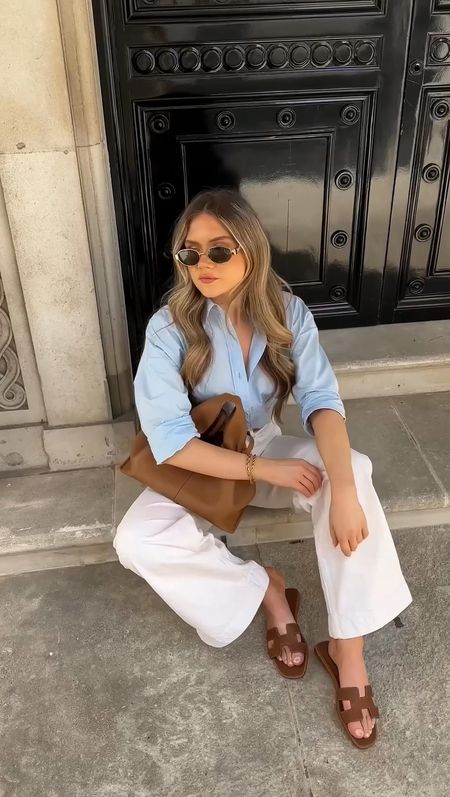 How to style a blue shirt and white jeans 🤍

#LTKsummer #LTKeurope