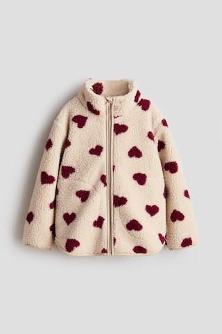 H & M - Teddy Fleece Jacket - Beige | H&M (US + CA)